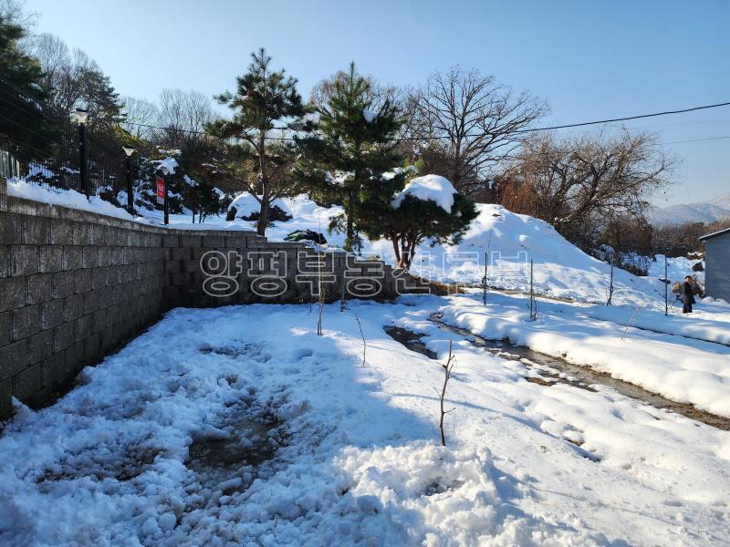 북한강이 전망되는 배밭 끝에 자라한 그린벨트 대지&전_17