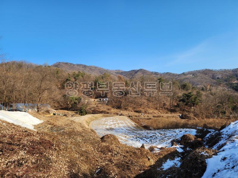 남향으로 탁트이고 완만한 경사에 구거와 접한 6번국도 접근성 좋은 토지_4