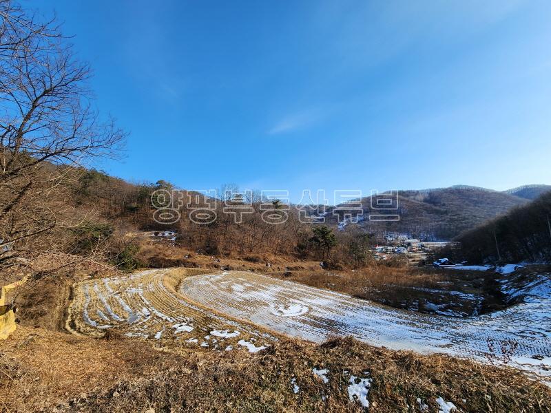 남향으로 탁트이고 완만한 경사에 구거와 접한 6번국도 접근성 좋은 토지_9